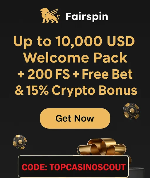 Fairspin casino promotion banner