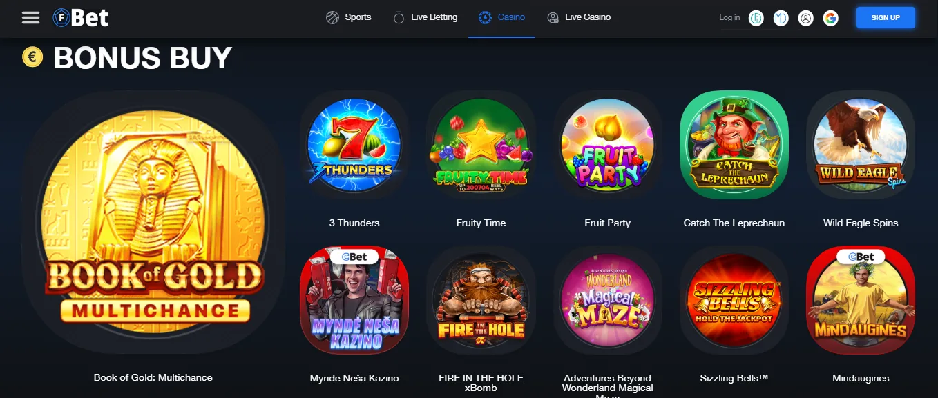 Screenshot of Cbet's welcome bonus offer