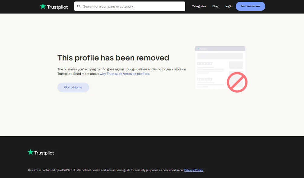 Screenshot of Wageon's Trustpilot rating overview