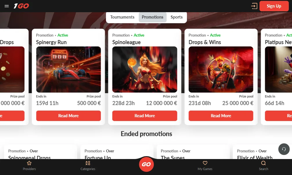 Screenshot of Igo Bet's welcome bonus offer